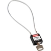 Veiligheidssloten – compact met kabel, Zwart, KD - Verschillende sloten, Staal, 216.00 mm, 1 Doos
